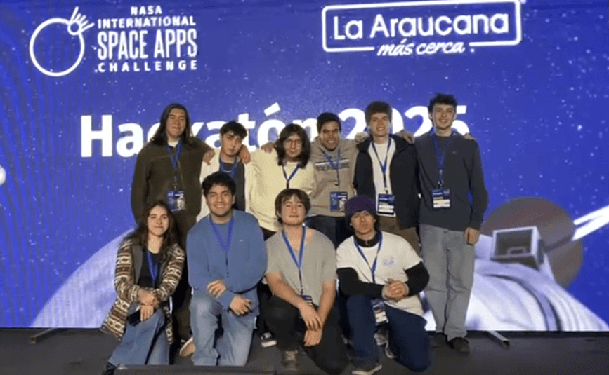 Equipo ganador del NASA Space Apps Challenge 2025 en Chile